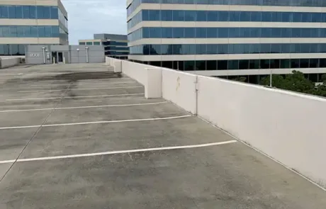 Lightning rods on roof of a building