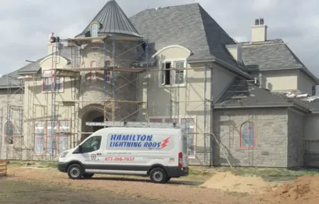 Residential Lightning Protection Rods, Texas