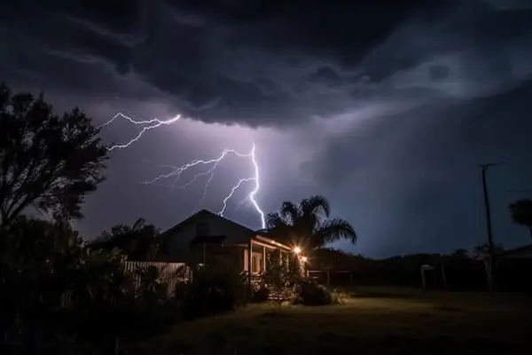 Lightning Strike on Home